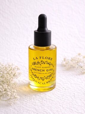 French Girl “La Flore” Botanical Serum-Luxe Plant Based Facial Oil 1oz NEW
